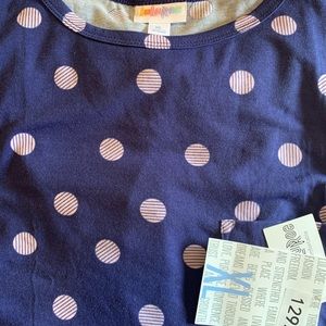 LuLaRoe XL Carly. NWT. Dark blue/purple color.
